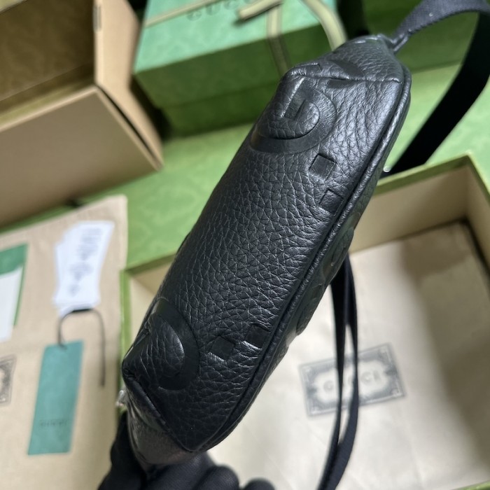 G*u*i jumbo gg small belt bag black 658582