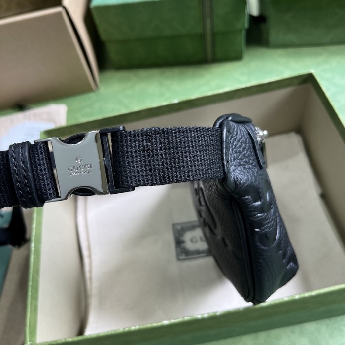 G*u*i jumbo gg small belt bag black 658582