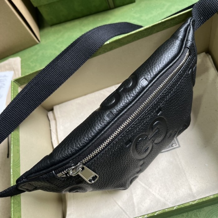 G*u*i jumbo gg small belt bag black 658582