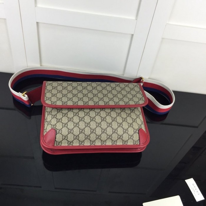 G*u*i neo vintage messenger bag red 495654