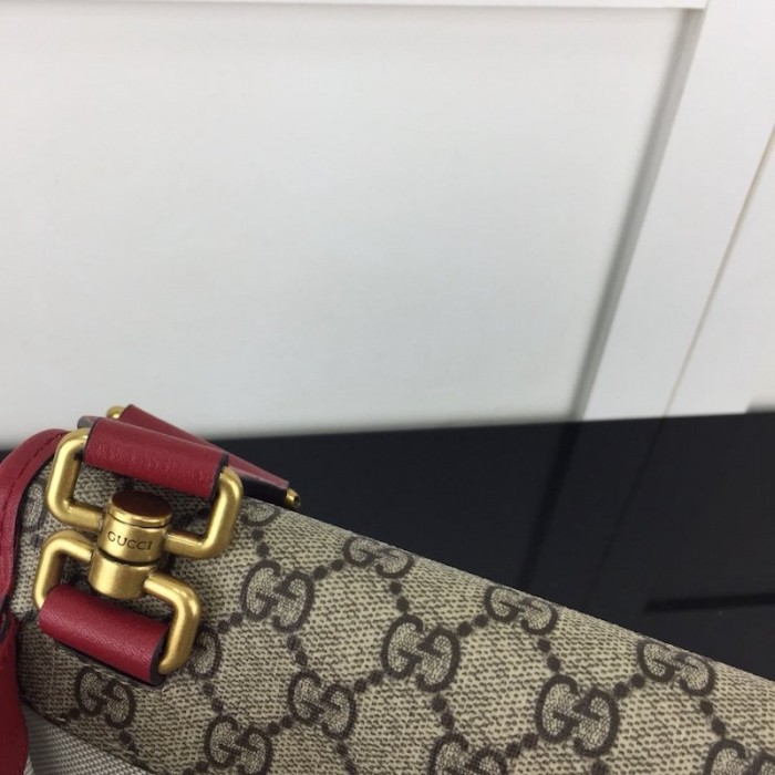 G*u*i neo vintage messenger bag red 495654