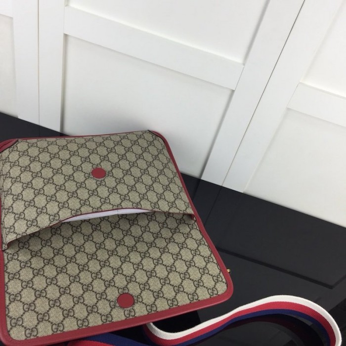 G*u*i neo vintage messenger bag red 495654