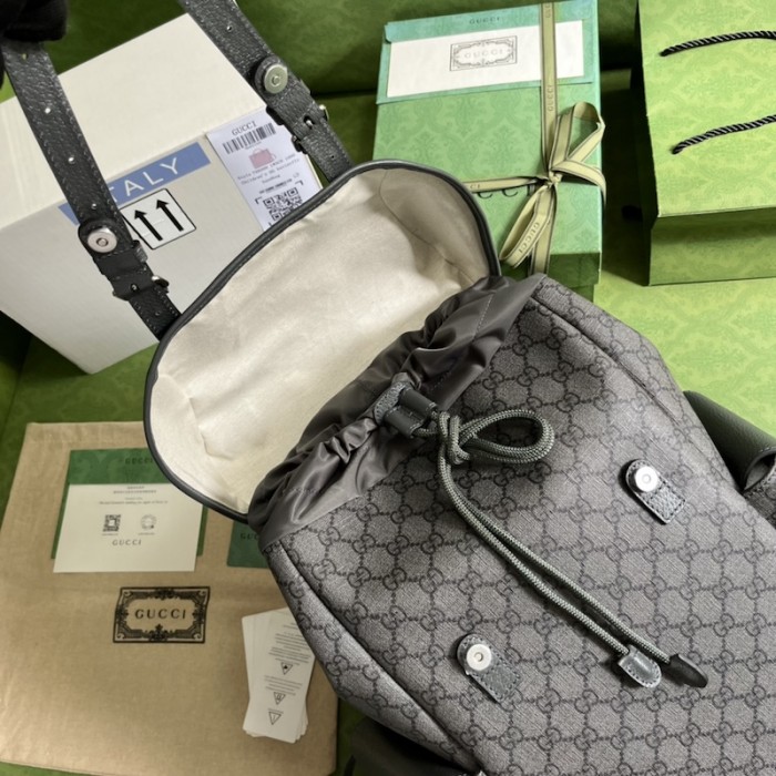 G*u*i ophidia gg medium backpack 598140 grey
