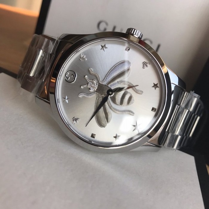 G*u*i g-timeless watch 38mm silver