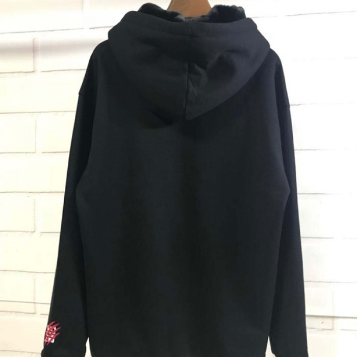 Givenchy Leo Printed Hoodie Black