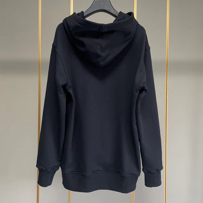 Givenchy Archetype slim fit hoodie in fleece black
