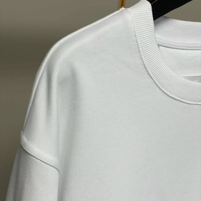 Givenchy Archetype slim fit sweatshirt in fleece white