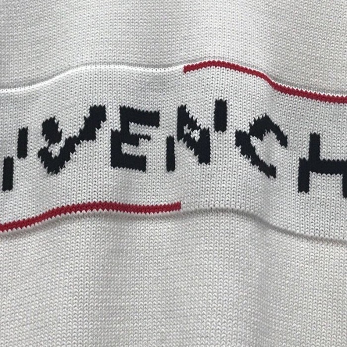 Givenchy Logo Knit Jumper White