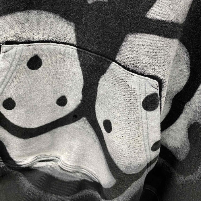 Givenchy Oversized hoodies with tag effect dog print Black
