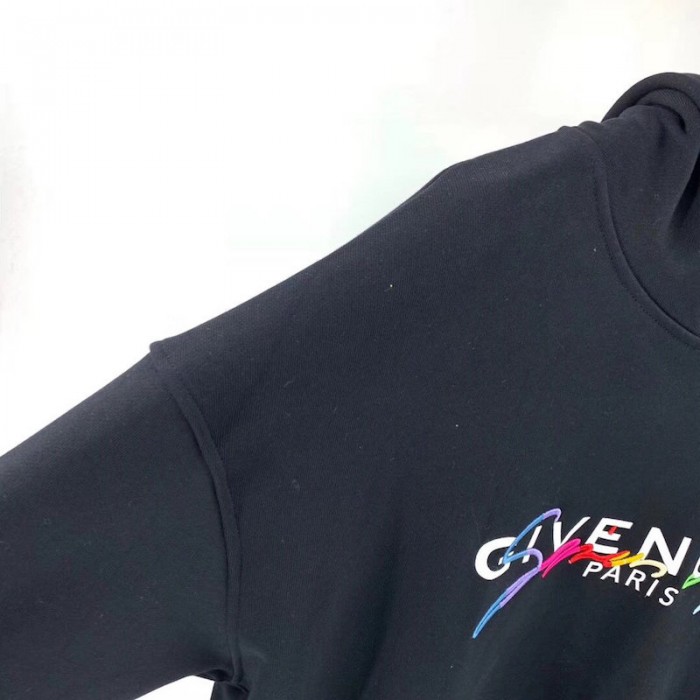 Givenchy signature hoodie black