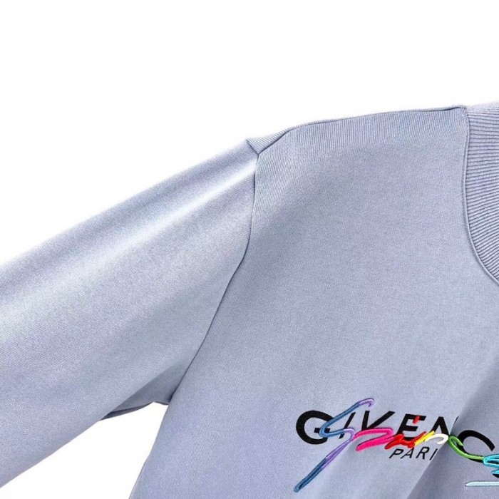 Givenchy signature sweatshirt blue