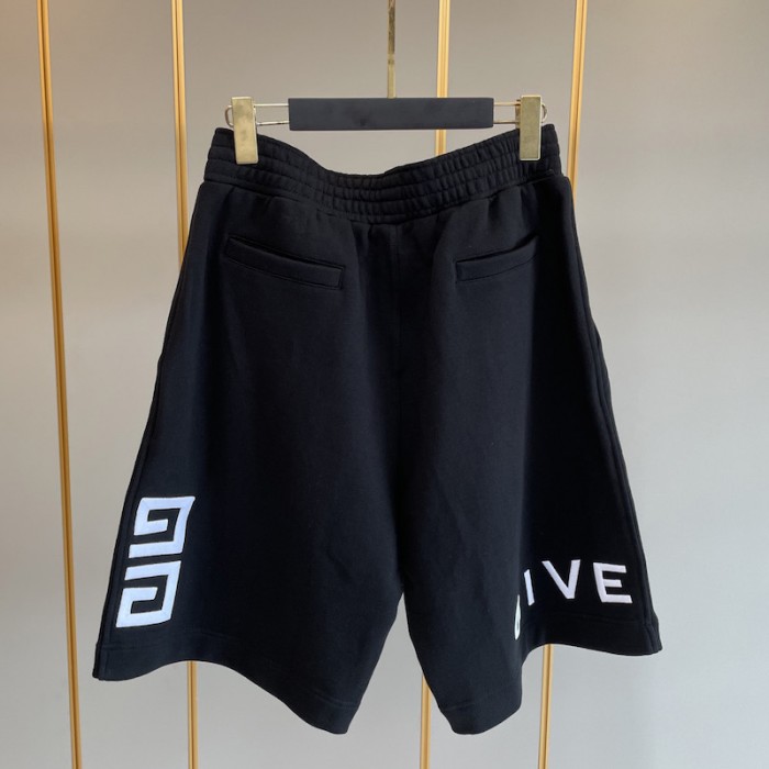 Givenchy 4G Embroidered Oversized Short Black