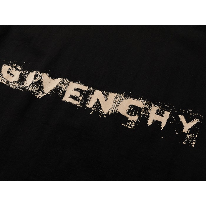 Givenchy Blurred Logo Oversized T shirt Black