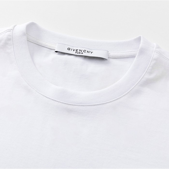 Givenchy Blurred Logo Oversized T shirt White
