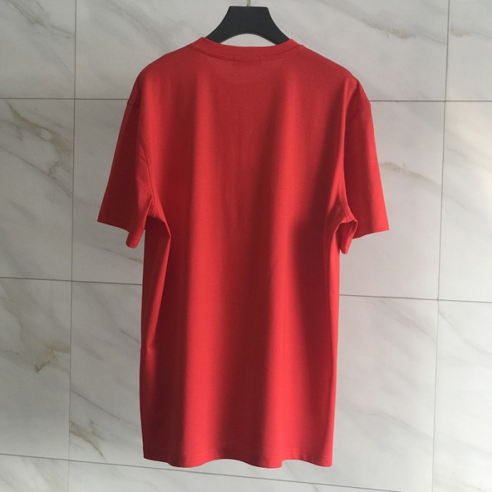 Givenchy Refracted slim fit embroidered t-shirt Red