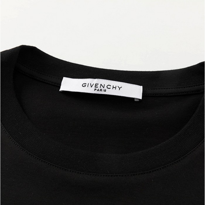 Givenchy vertical givenchy slim fit t shirt Black