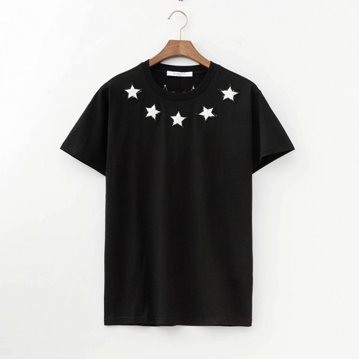 Givenchy vintage stars around t shirt black