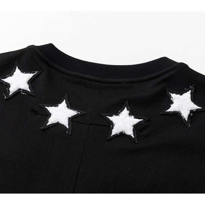 Givenchy vintage stars around t shirt black