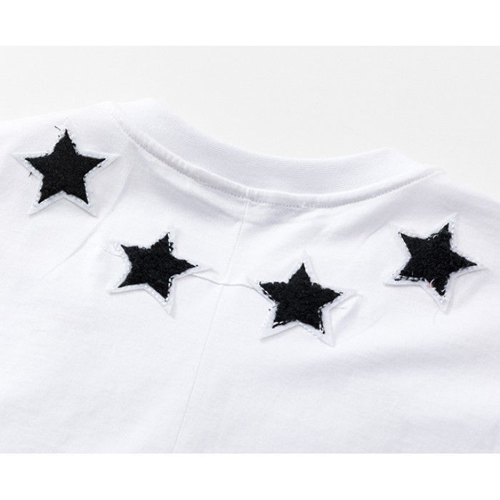 Givenchy vintage stars around t shirt white