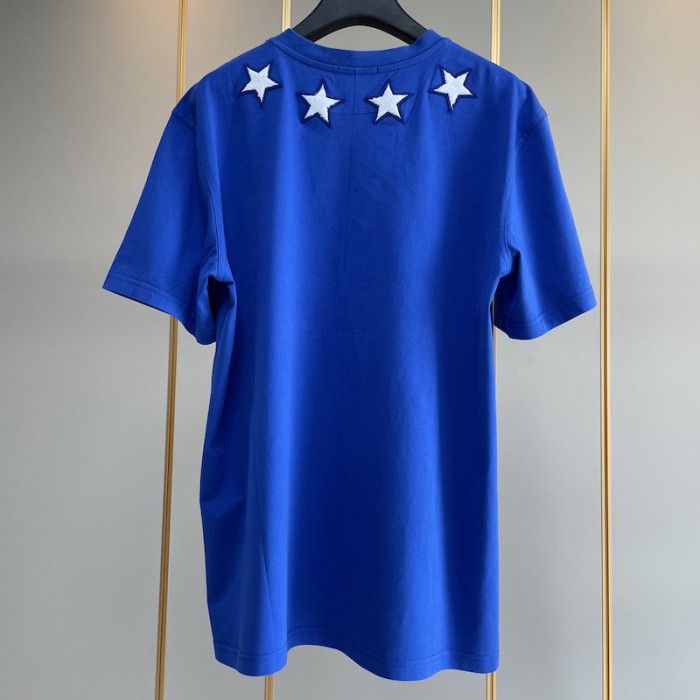 Givenchy vintage stars around t shirt blue