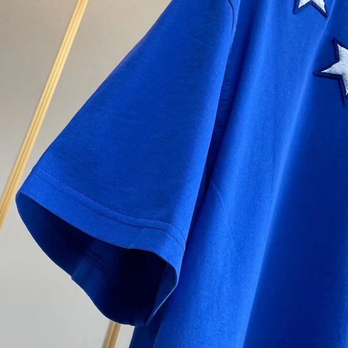 Givenchy vintage stars around t shirt blue