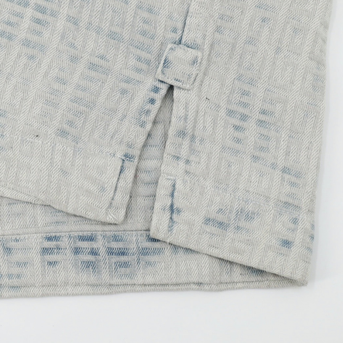 Givenchy 4G blue logo-jacquard denim shirt