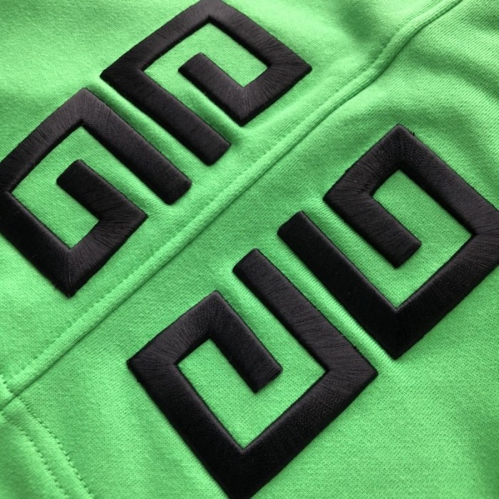 Givenchy 4G jersey with Reaper prints Short Green