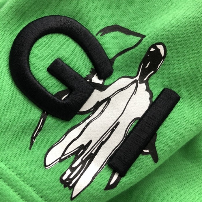 Givenchy 4G jersey with Reaper prints Short Green