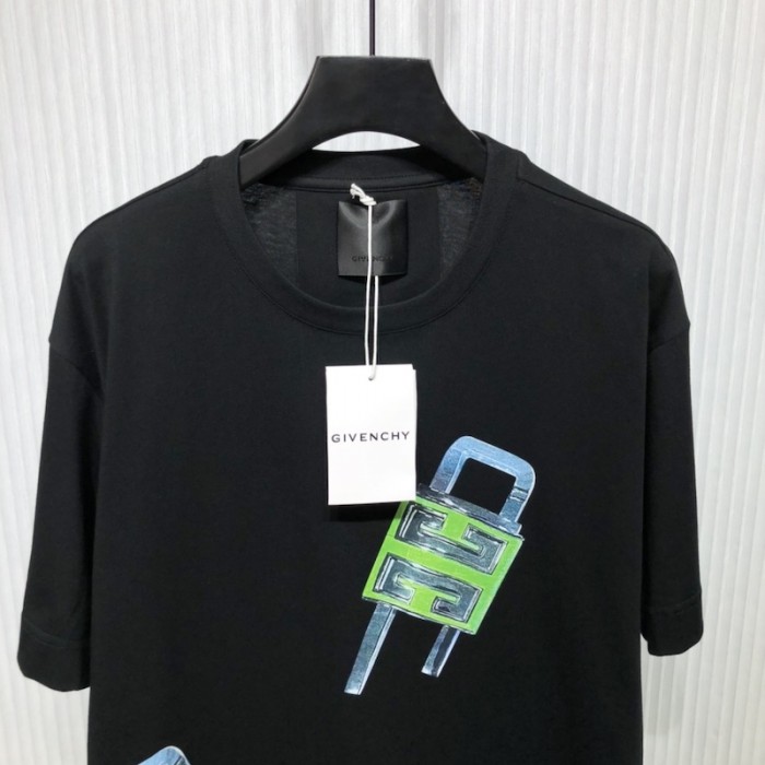 Givenchy 4G Lock oversized t-shirt in jersey Black