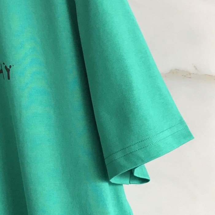 Givenchy Blurred Givenchy Paris Oversized T shirt Green