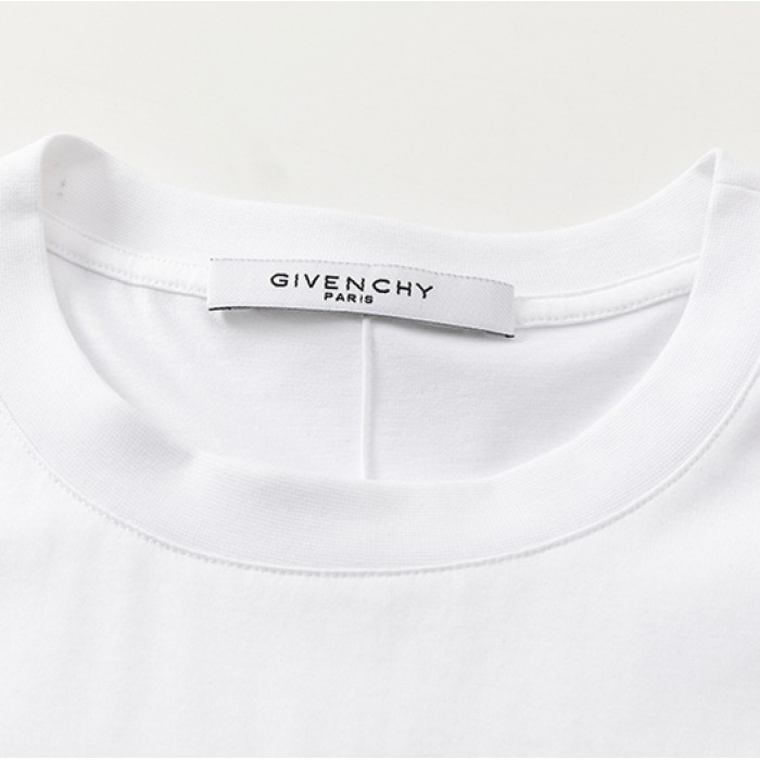 Givenchy Blurred Givenchy Paris Oversized T shirt White