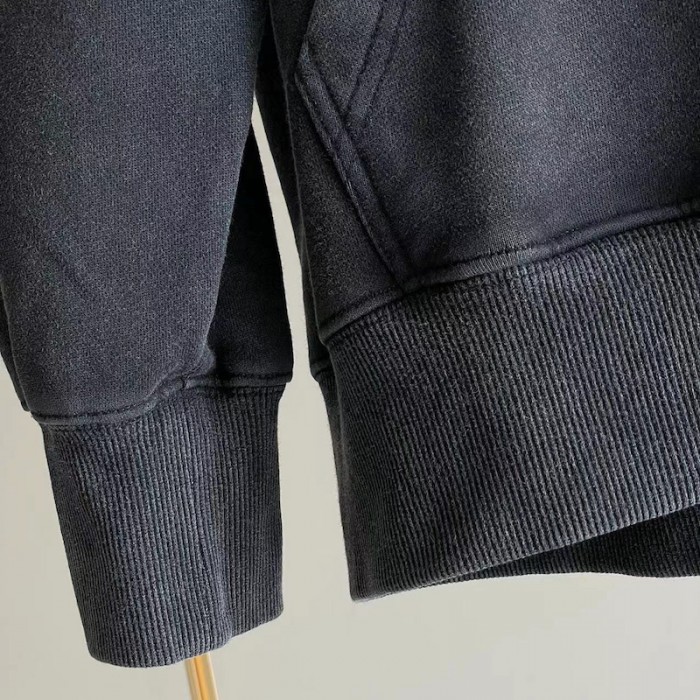 Givenchy Slim fit hoodie in felpa with patch