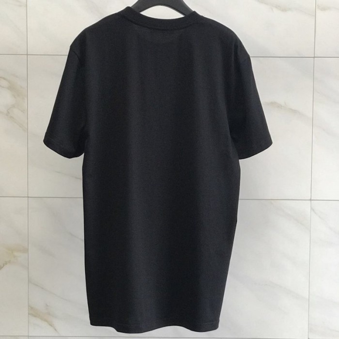 Givenchy Multicolored Embroidered T shirt Black