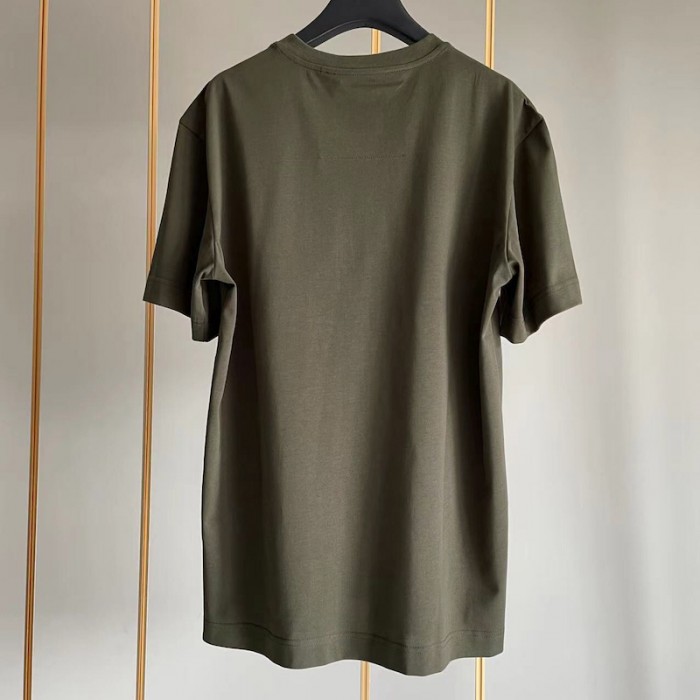 Givenchy Oversized t-shirt in printed jersey Military Green