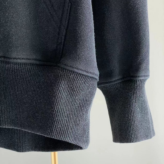 Givenchy Slim fit hoodie in printed felpa Black