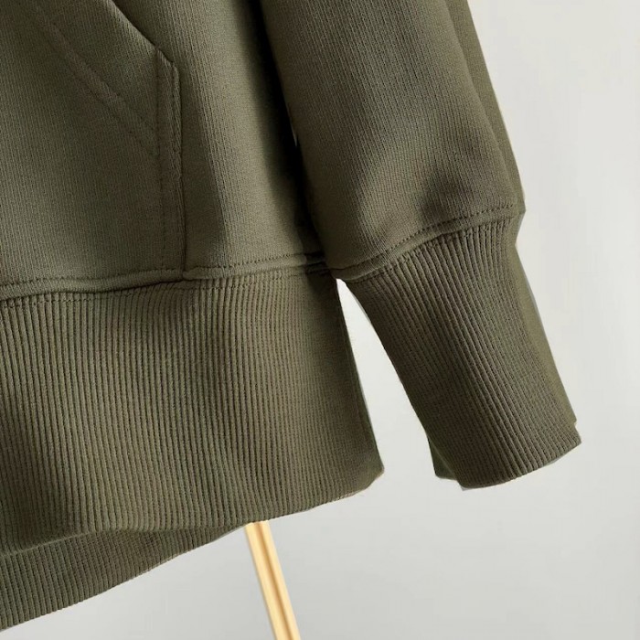 Givenchy Slim fit hoodie in printed felpa Green