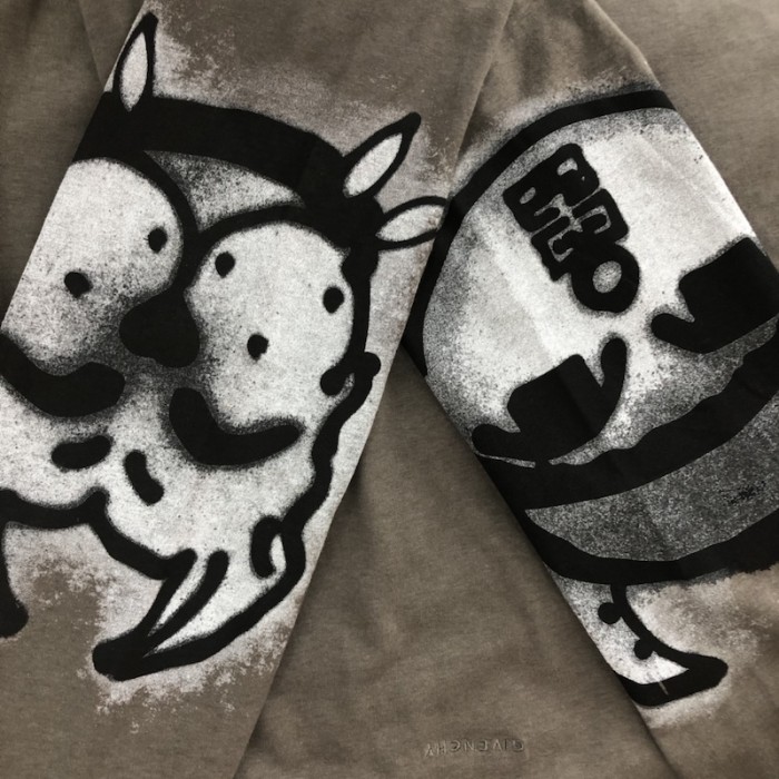Givenchy Sweatshirt with tag effect dog print