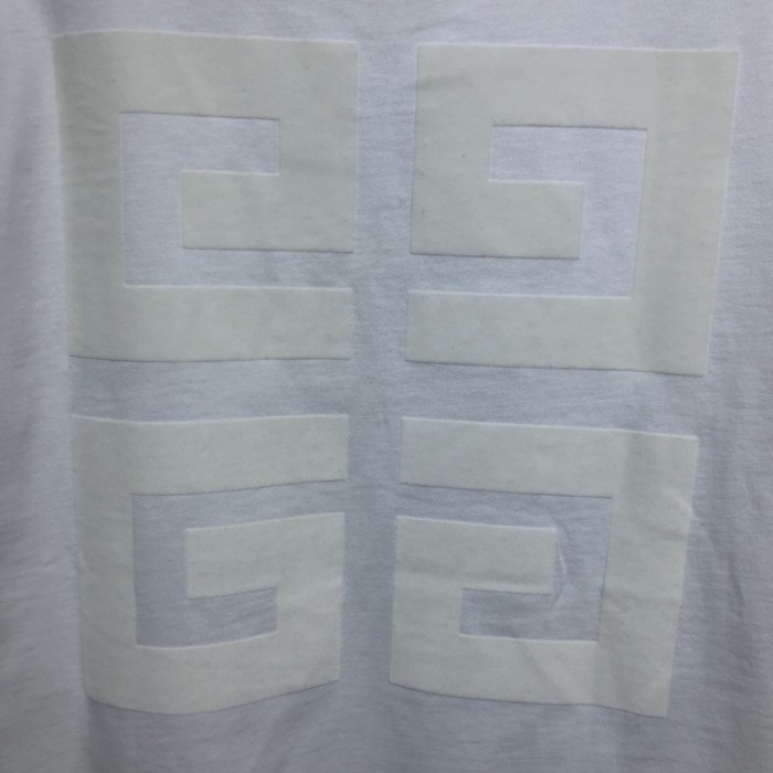 Givenchy 4g T-Shirt With Tag Effect Moon Print White
