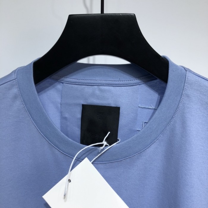 Givenchy Slim fit t-shirt in jersey with Ceramic print Blue