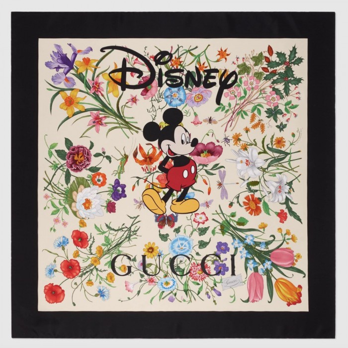 disney x G*u*i silk scarf
