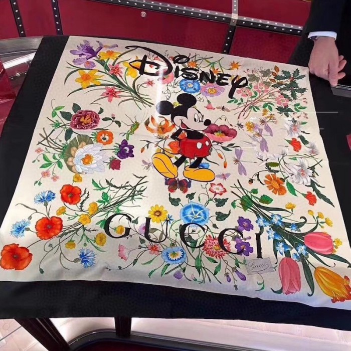 disney x G*u*i silk scarf
