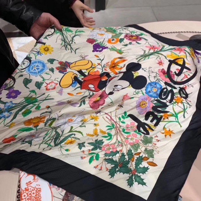 disney x G*u*i silk scarf