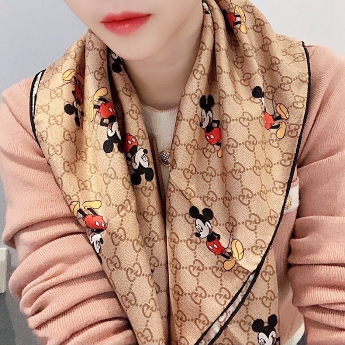 disney x G*u*i gg silk scarf