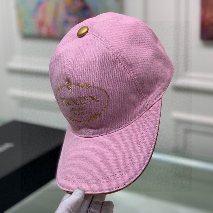 Pra*a cotton baseball cap pink