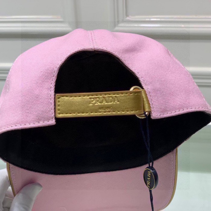 Pra*a cotton baseball cap pink