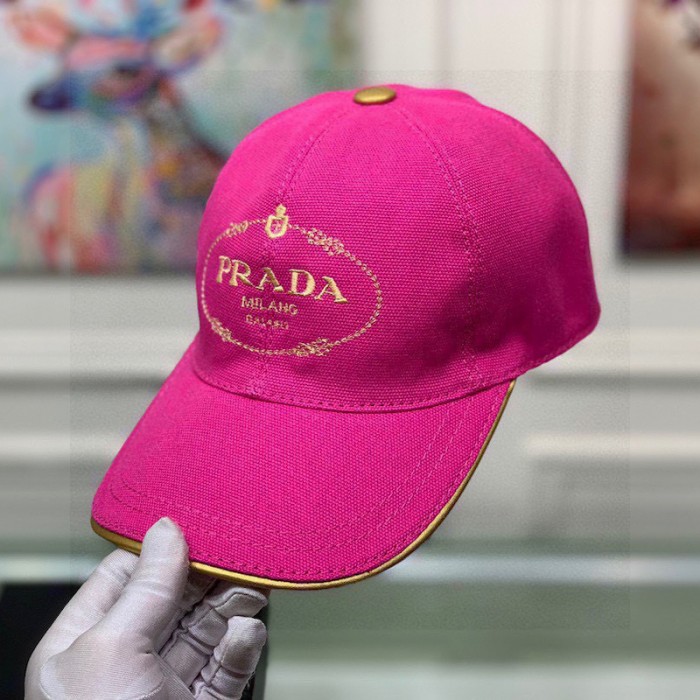 Pra*a cotton baseball cap rose