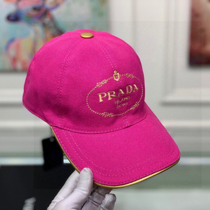 Pra*a cotton baseball cap rose