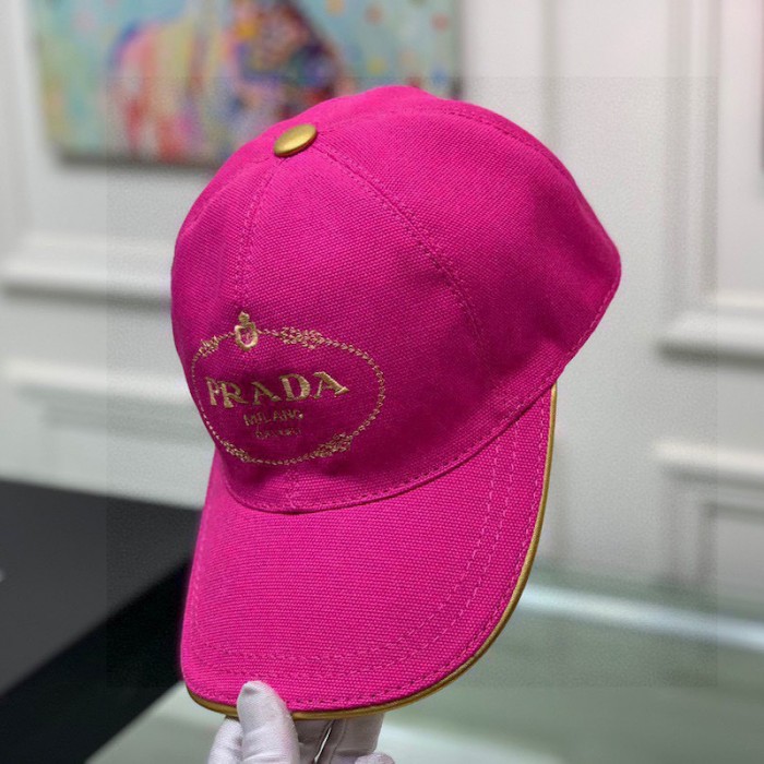 Pra*a cotton baseball cap rose