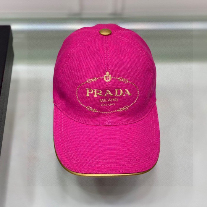 Pra*a cotton baseball cap rose