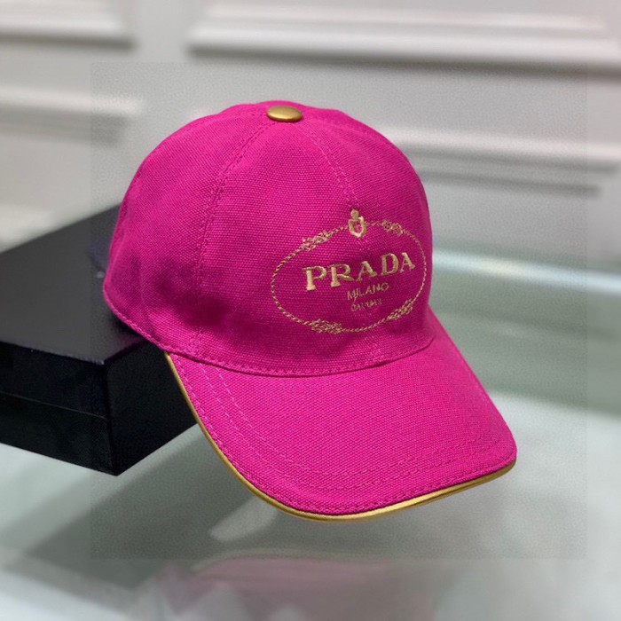 Pra*a cotton baseball cap rose